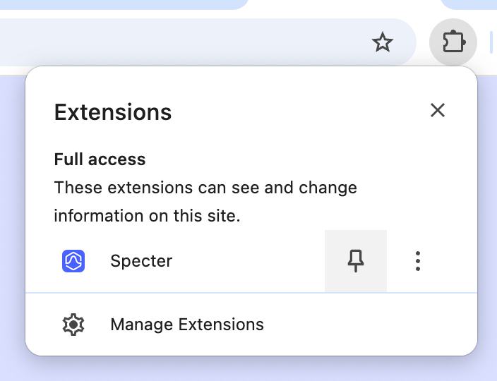 Pin Chrome Extension
